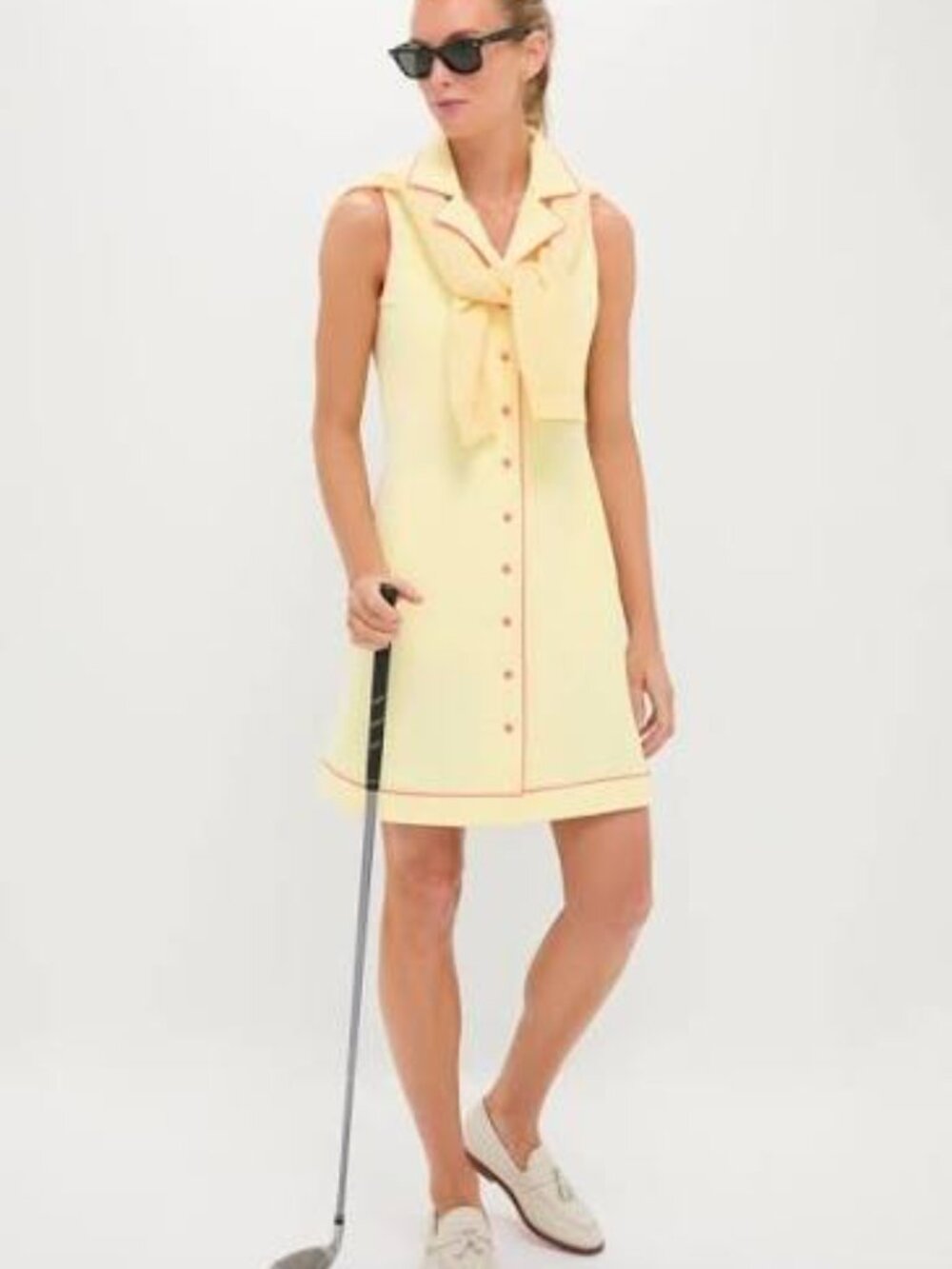 Tuckernuck Sport Lemon Yellow Georgia Golf Dress - Picture 2 of 2